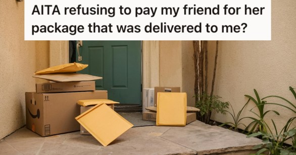Packages on a porch