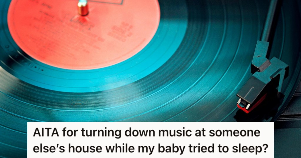 Vinyl on a record player