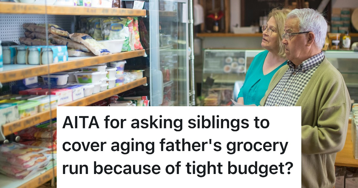 Aging Couple in Grocery Store