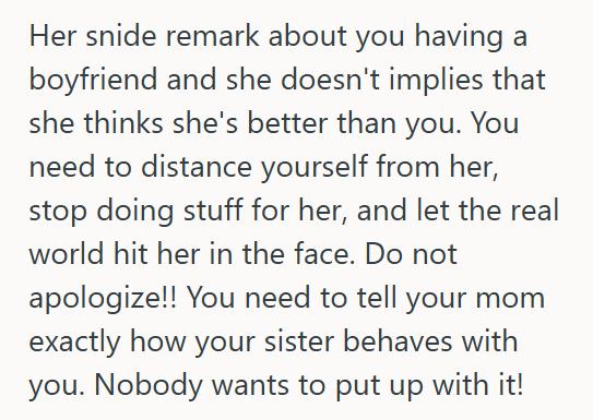 Bad Addy 2 She Finally Told Her The Real Reason She Couldnt Get A Boyfriend, And Now Their Mom Wants Her To Apologize