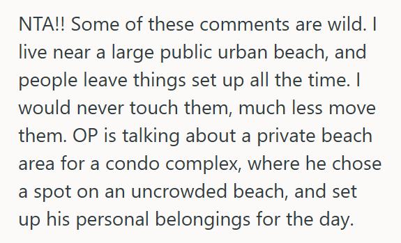 Beach 2 A Man Helped Himself To Their Beach Chairs And Umbrella, So When His Wife Tried To Store Their Grandkid’s Stuff Under It, Somebody Finally Spoke Up