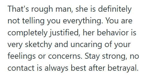Broken Trust Girlfriend Secretly Planned A Meetup With Her Former Coworker After Saying She’d Cut Ties, So He Broke Up With Her On The Spot