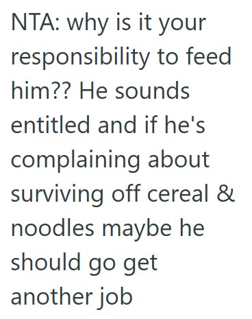 Comment 2 113 Her Older Brother Accidently Took Her Leftover Food And Refused To Pay For It Or Even Apologize, So When He Was Short On Money, She Refused To Buy Him Food
