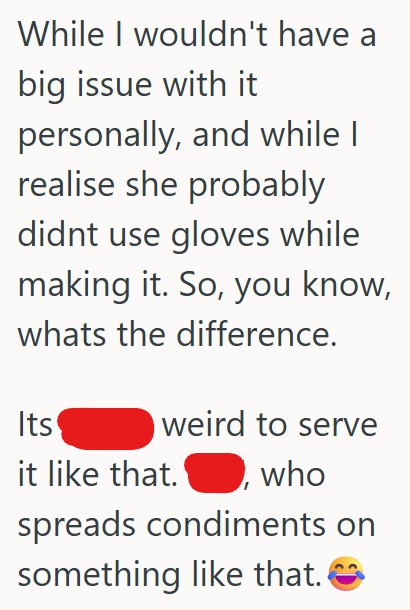 Comment 2 137 Hungry Woman Asked Her Friend To Get Her A Meat Pie, But Then Her Friend Rubbed Ketchup On It With Her Fingers