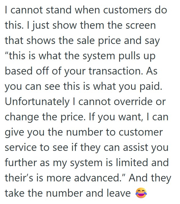 Comment 2 149 Customer Demanded To Get The Full Price Back When Returning Some Makeup, But They Actually Bought It On Sale