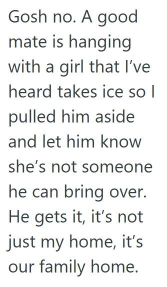 Comment 2 49 Her Boyfriend Wants To Have A Convicted Felon Over To Their Apartment, But Shes Uncomfortable With It And Angry At Him For Even Asking