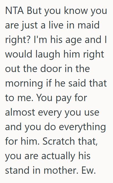 Comment 2 71 She Puts Dinner Leftovers Away In The Refrigerator, And Her Boyfriend Thinks They Should Go Into His Lunch Bag For The Next Day