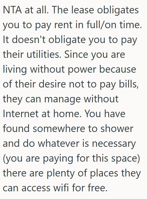 Comment 3 111 Their Roommates Didnt Pay The Bills For Months, So This Couple Cut Off Their Access To The Internet