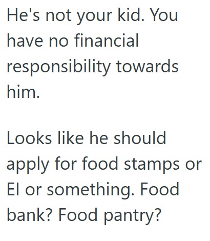 Comment 3 112 Her Older Brother Accidently Took Her Leftover Food And Refused To Pay For It Or Even Apologize, So When He Was Short On Money, She Refused To Buy Him Food