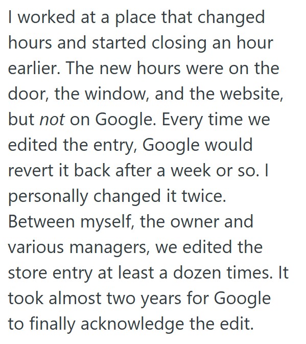Comment 4 106 Retail Worker Is Often The First One To Arrive And The Last One To Leave, So They Have Seen Quite A Few Customers Try To Enter The Store When They Are Closed