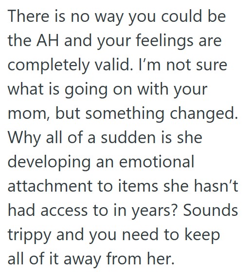 Comment 4 42 Kids Store Their Late Fathers Belongings At Their Grandparents House, But When Their Mom Remarries, She Wants The Belongings Back
