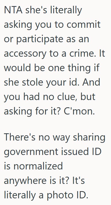 Comment 5 111 Her Younger Cousin Asked To Use Her ID To Go To The Bar, But This 21 Year Old Told Her No