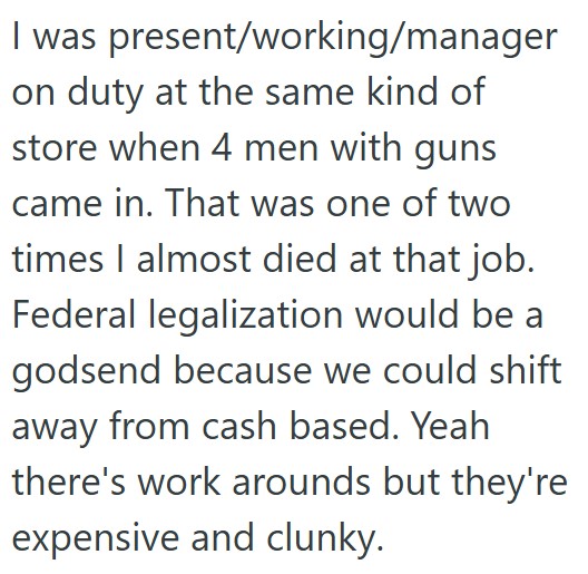 Comment 5 118 A Customer Came In Announcing A Robbery, But The Customer Service Professional Remained Calm And Actually Made A Sale