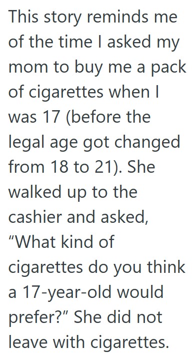 Comment 5 123 A Mother Came In To A Liquor Store To Buy For Her Teenaged Daughter, And When She Was Denied, She Yelled At The Workers