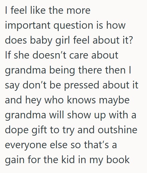 Comment 5 69 Mom Is Planning A Birthday Party For Her Young Daughter And Her Friends, But Now Her Mother In Law Is Angry That She Wasnt Invited