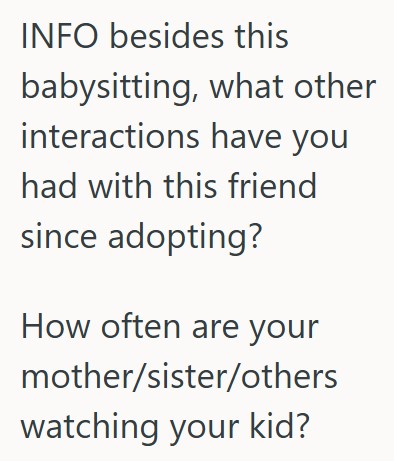 Comment 5 75 Couple Leaves Adopted Child With Their Parents Before Leaving For An Anniversary Trip, And Now A Friend Is Saying They Are Bad Parents
