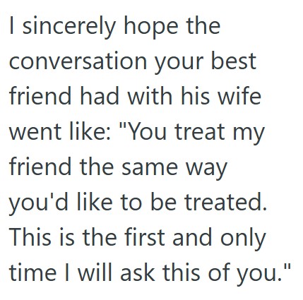 Comment 5 92 His Friends Wife Treated Him Poorly Because He Is Deaf, So He Refuses To Acknowledge Her Existence