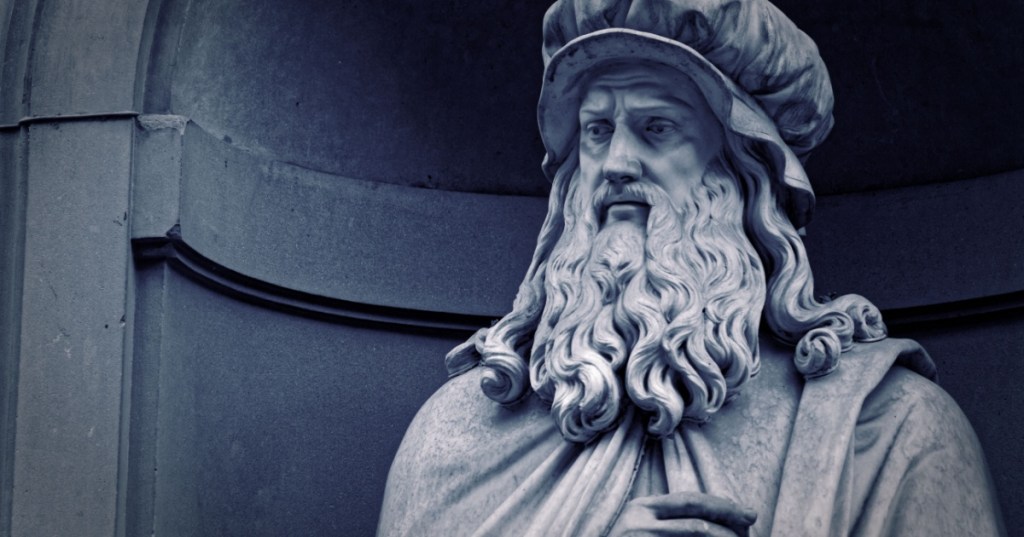 Statue of Leonardo Da Vinci