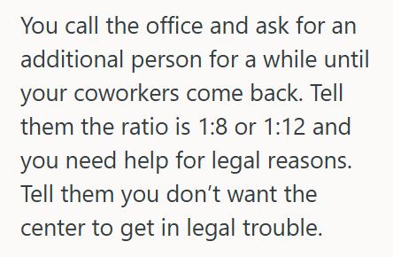 Daycare 3 Coworkers Keep Leaving Her Alone With Eight To Twelve Toddlers During Naptime, So She’s Thinking About Reporting Them