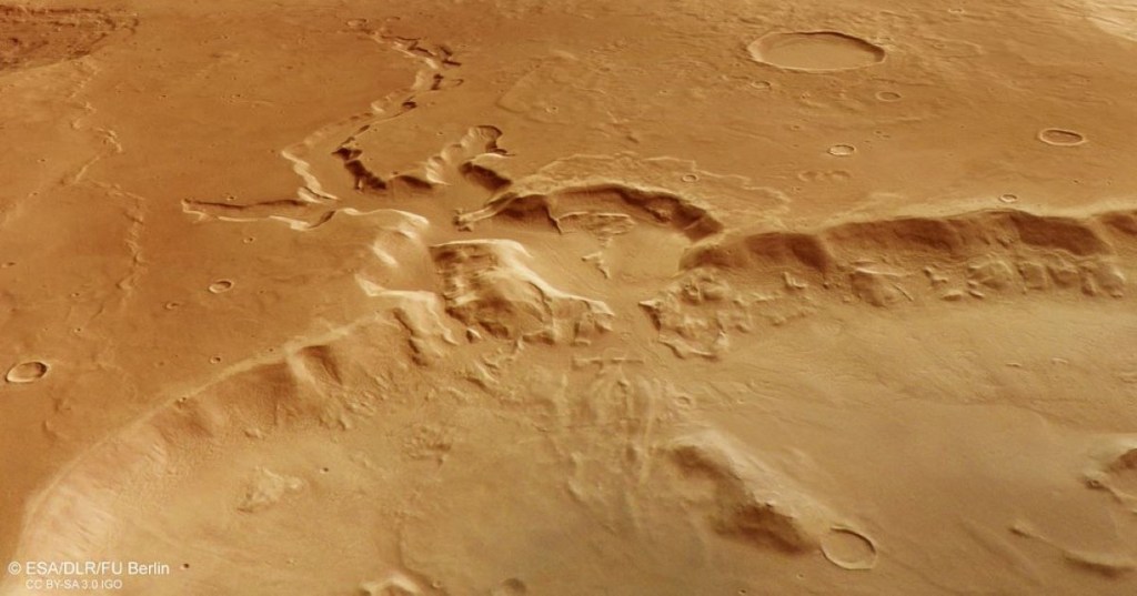 The Deuteronilus Cavus depression