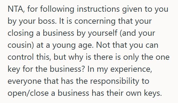Drop Off 3 Teen Tried To Follow Manager’s Orders And Return A Key After Work, But His Dad Was Furious About Where He Went And Took Away The Car