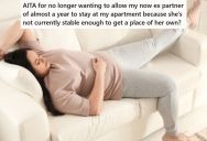 Couple Broke Up Over A Year Ago, But They Still Live Together Because Her Ex Can’t Afford To Move Out