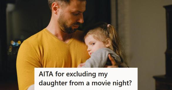 Father carrying his young daughter to bed after a tantrum