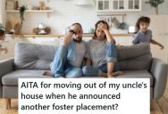 Her Aunt And Uncle Who Raised Her, But Took In Foster Children And Made Her Watch Them. So Now That She’s Nineteen, She Moved Out Without Telling Them.