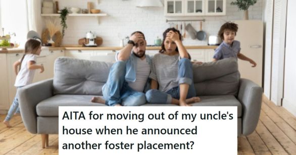 Kids running around exhausted parents