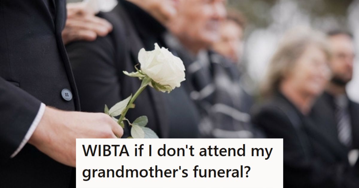 Side view of people at a funeral