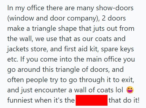 Glass Wall 2 Customers Kept Walking Into The Glass Wall Thinking It Was The Exit, So This Employee Stopped Warning The Few That Werent Nice