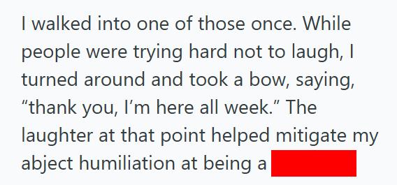 Glass Wall 3 Customers Kept Walking Into The Glass Wall Thinking It Was The Exit, So This Employee Stopped Warning The Few That Werent Nice