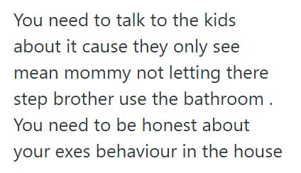 Gotta Pee 3 Mom Refused To Let Her Ex And His Future Stepson Inside To Use The Bathroom, And Now He’s Calling Her Cruel
