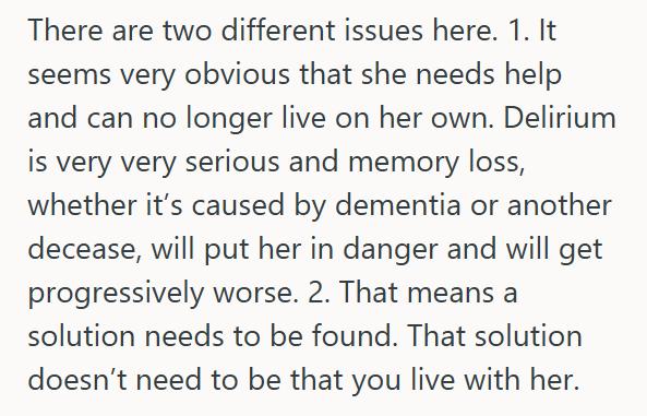 Grandma 1 Couple Moved In To Care For Grandmother After Hospital Stay, But Now That Shes Regained Her Independence, They Want To Move Back Home