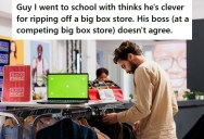 Guy Thinks He Outsmarted The System By Stealing From A Big Box Store, But His Boss Was Livid And Didn’t Let Him Off The Hook