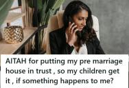 Woman Protected Her Inherited Property With A Trust, But When Her Husband Found Out, He Tried To Challenge It And Ended Up Sleeping In A Separate Room