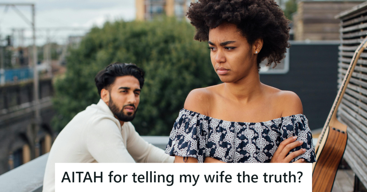 Woman angry and man sitting in the back