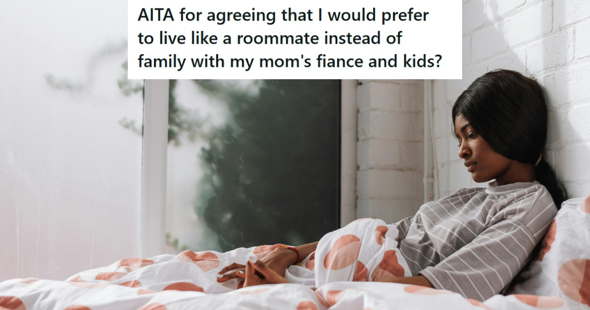 Sad girl sitting in her bed