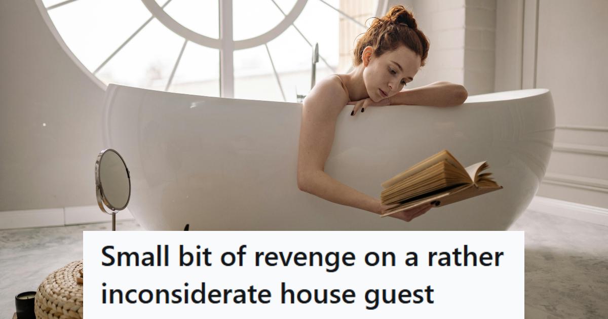 Woman relaxing and reading a book in a nice hot bath