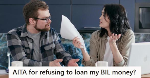 Husband and wife arguing over not loaning money