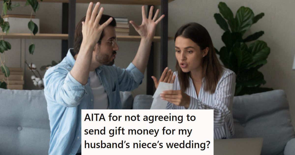 Husband and wife arguing about money