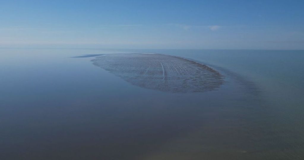 New Island In Caspian Sea