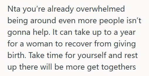 Newborn 3 Her Boyfriends Family Expects Her To Bring Their Newborn On A Week Long Family Trip, But She Feels Guilty About Saying No