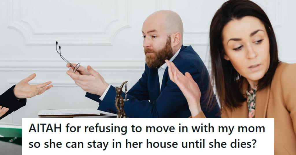 Man and woman trying to make a deal but it's not working