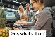 Norwegian Cashier Couldn’t Make German Customers Understand How Much They Had To Pay, So She Got Creative