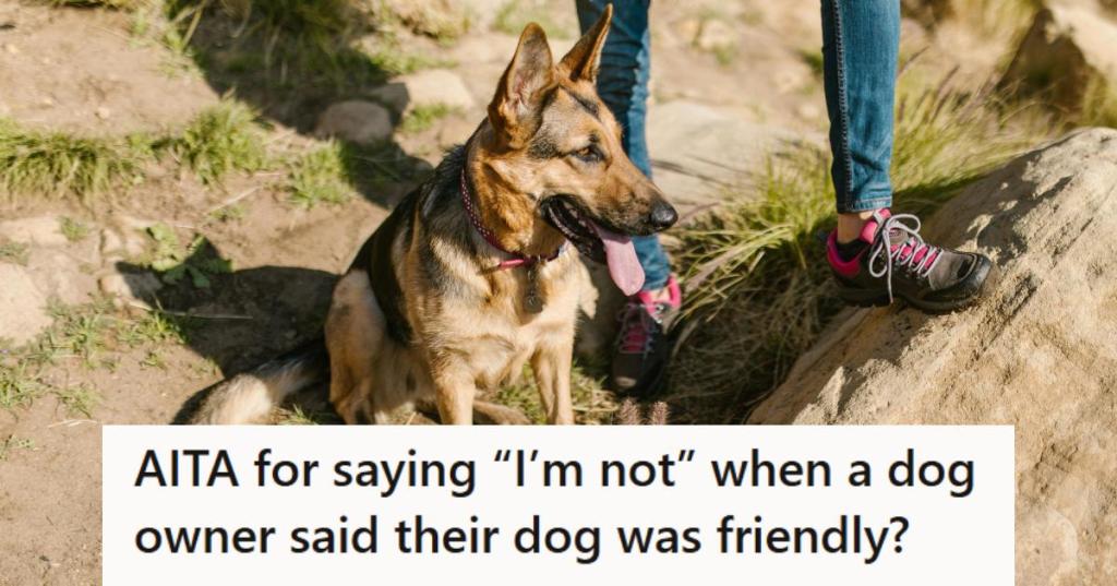 German Shepherd off leash sitting next to its owner