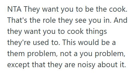 Not Cooking 2 In Laws Insulted Woman’s Cooking And Suggested She Stop, But When Her Husband Took Over, They Demanded She Return To The Kitchen