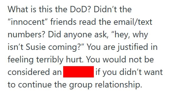 Not Friends 1 Woman Discovered Her Lifelong Friend Group Planned A Gals Weekend Without Her, And Now She’s Wondering If It’s Time To Walk Away For Good