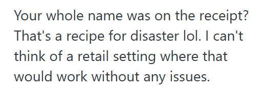 POS Settings 2 Boss Thought It Was Fine To Print Employees’ Full Names On Receipts, But Then Someone Used The Receipt To Find Her Online
