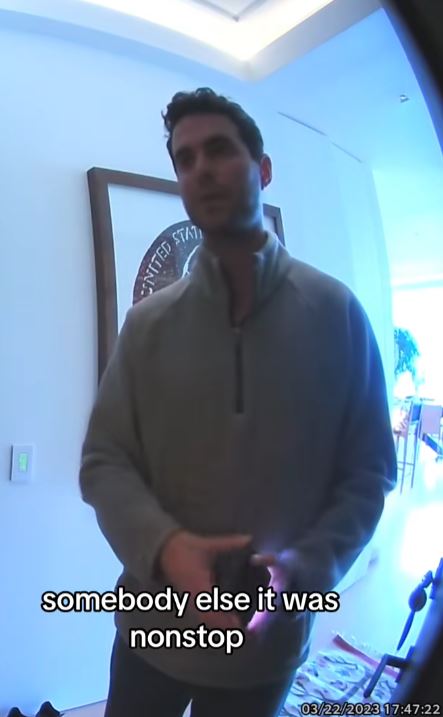 Apartment owner talking on Ring camera